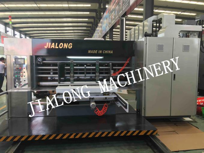 JLA Full automatic high speed flexo printer slotter die cutter stacker machine