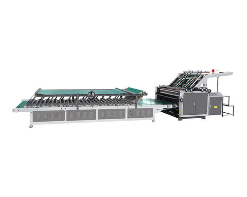 China TM semi automatic vacuum flute laminator machine supplier