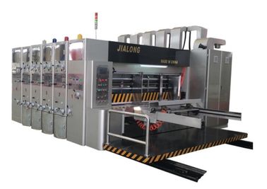 JLA Full automatic high speed flexo printer slotter die cutter stacker machine supplier